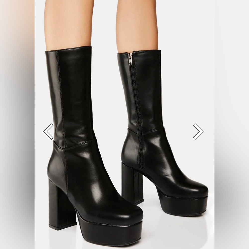 NEW Platform Boots - Picture 1 of 4